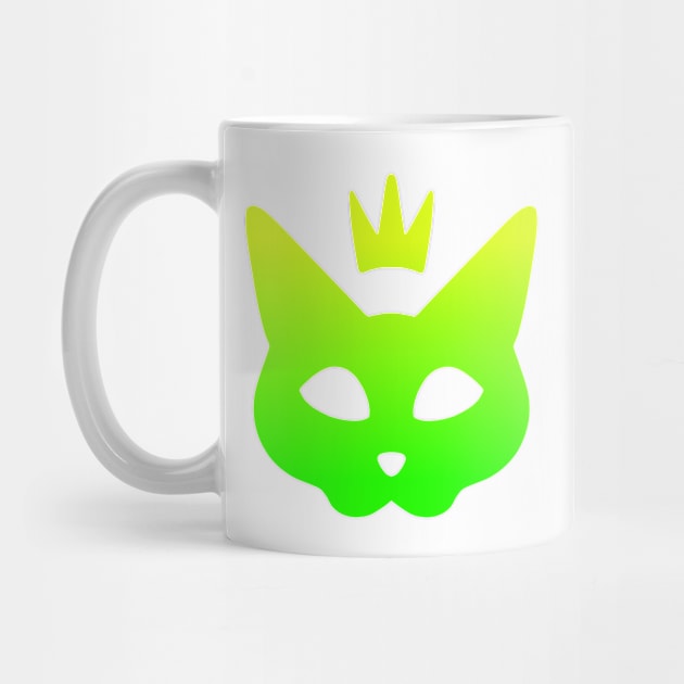 Cat Queen - Yellow & Green by ALH